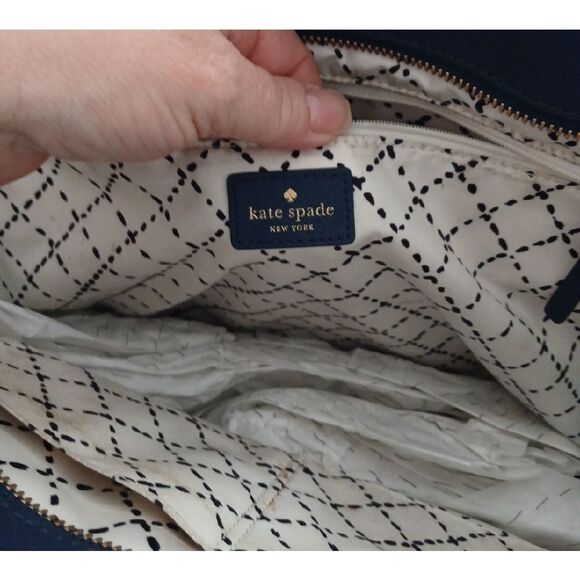 Kate Spade Deep Purple Blue Handbag - Picture 4 of 5